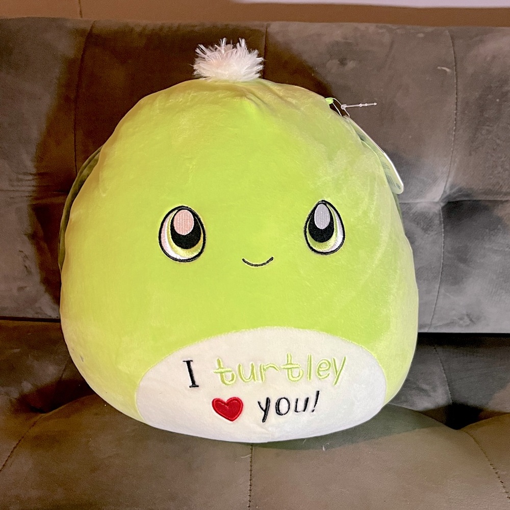 Valentines Day Turtle Henry Squishmallow 12” 2022